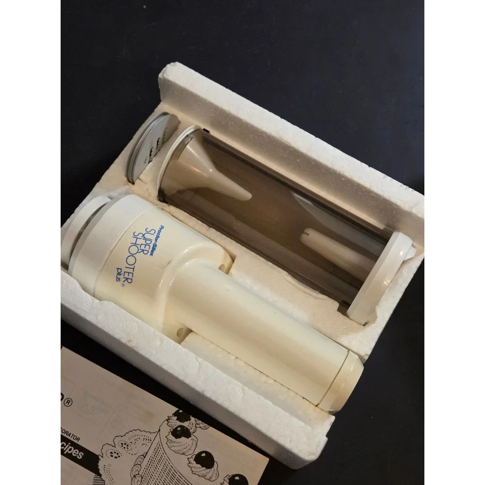 Vintage Proctor-Silex Super Shooter Plus Cordless Cookie Press w/‎ Box & Manual